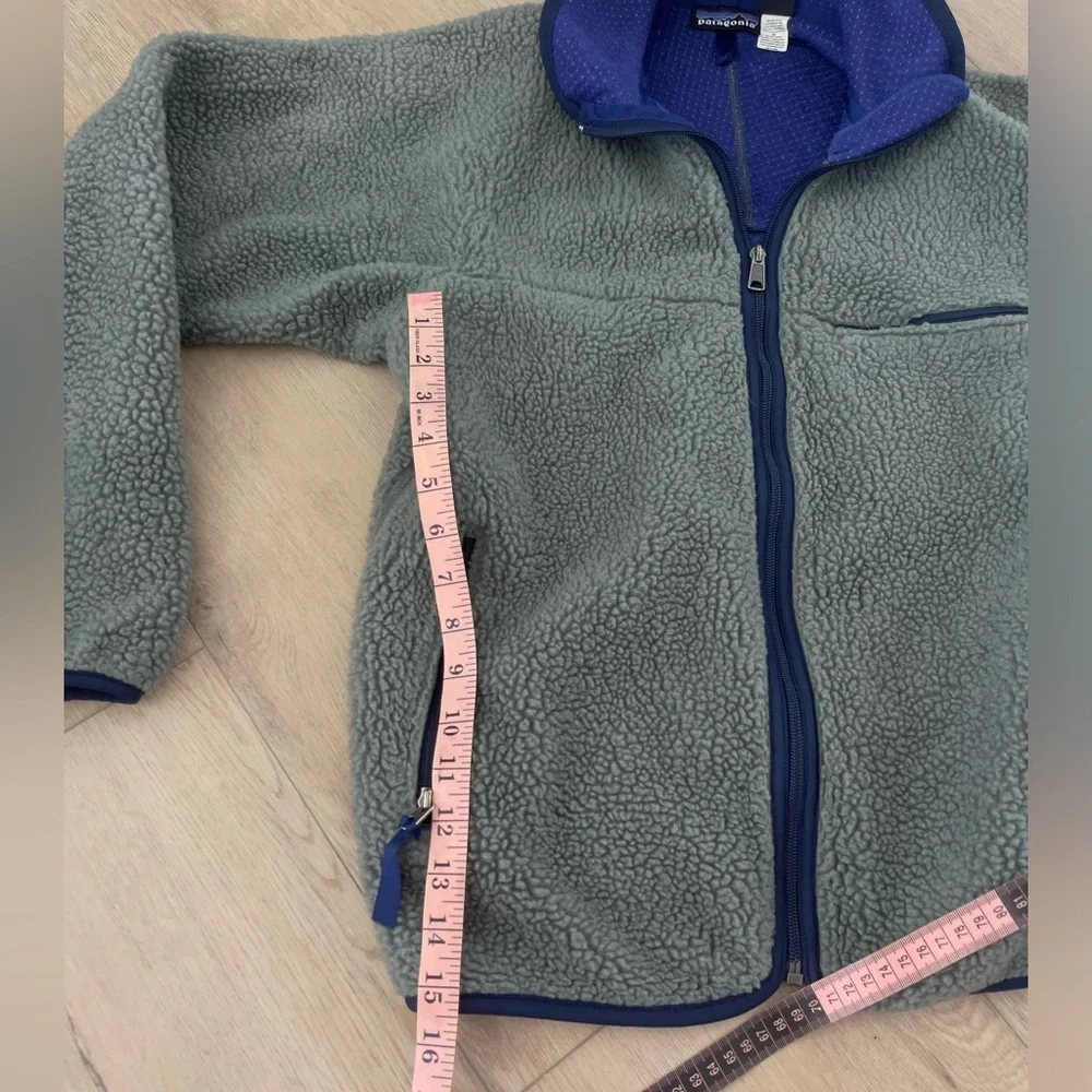 Vintage Patagonia 90s USA Men’s Retro High Pile Full Zip Sweater Medium - Picture 7 of 7